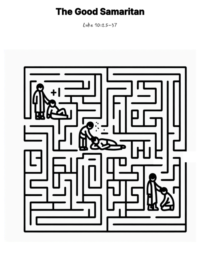 The Good Samaritan maze